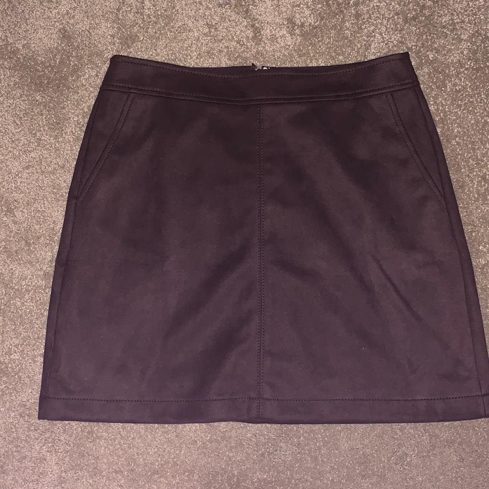 Loft Faux Suede Skirt